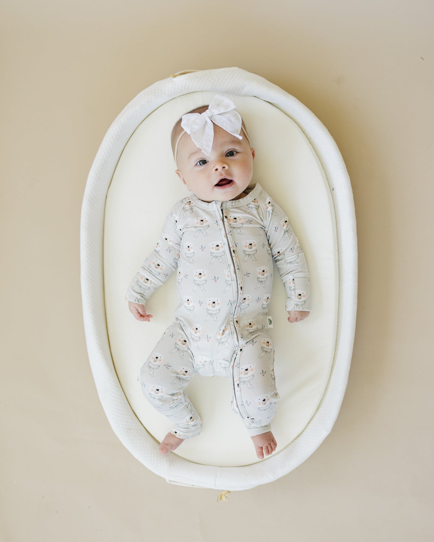 Little Joy Co. Beary Sleepy Zippy Romper