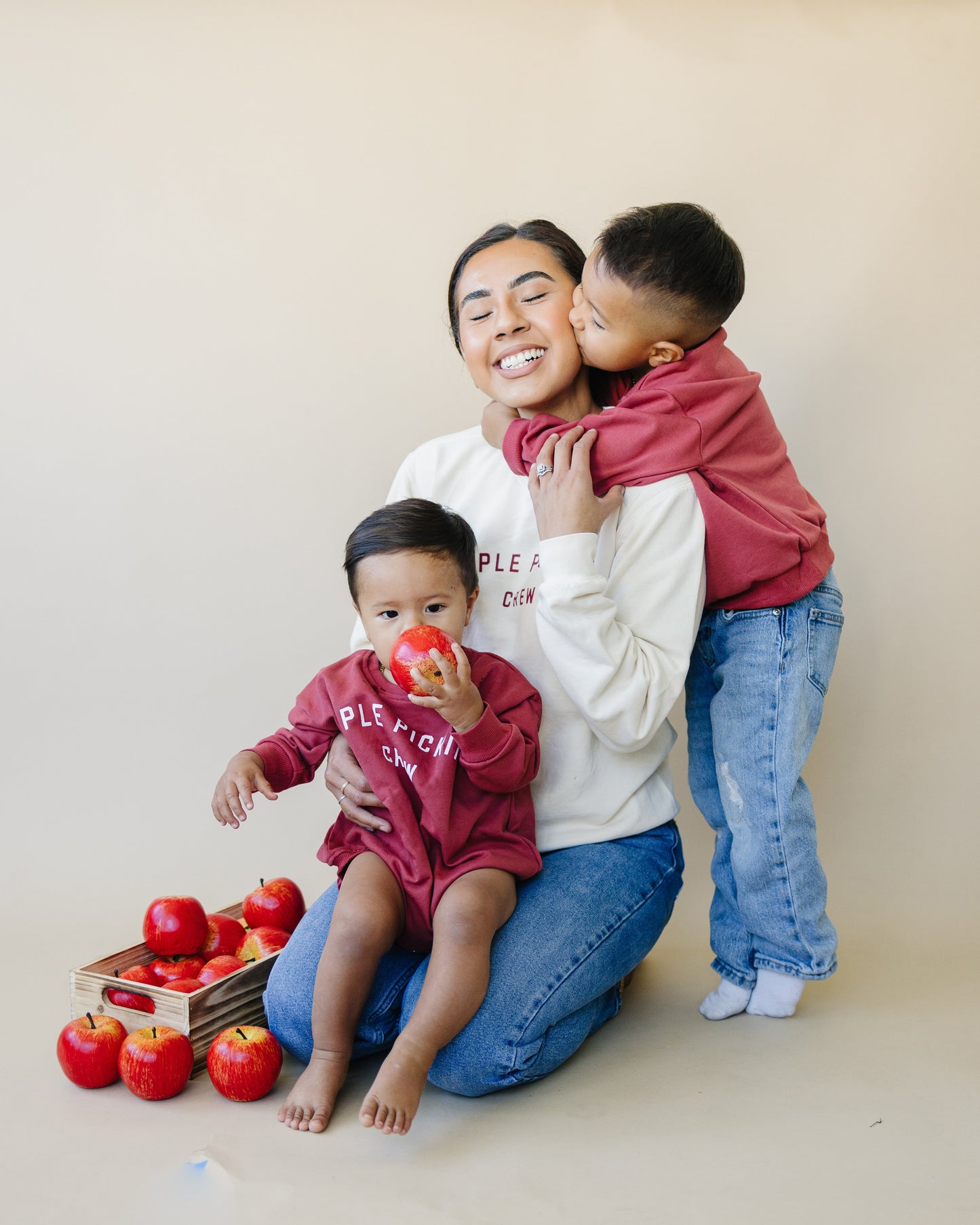 Little Joy Co. Apple Picking Crew Crewneck Sweatshirt