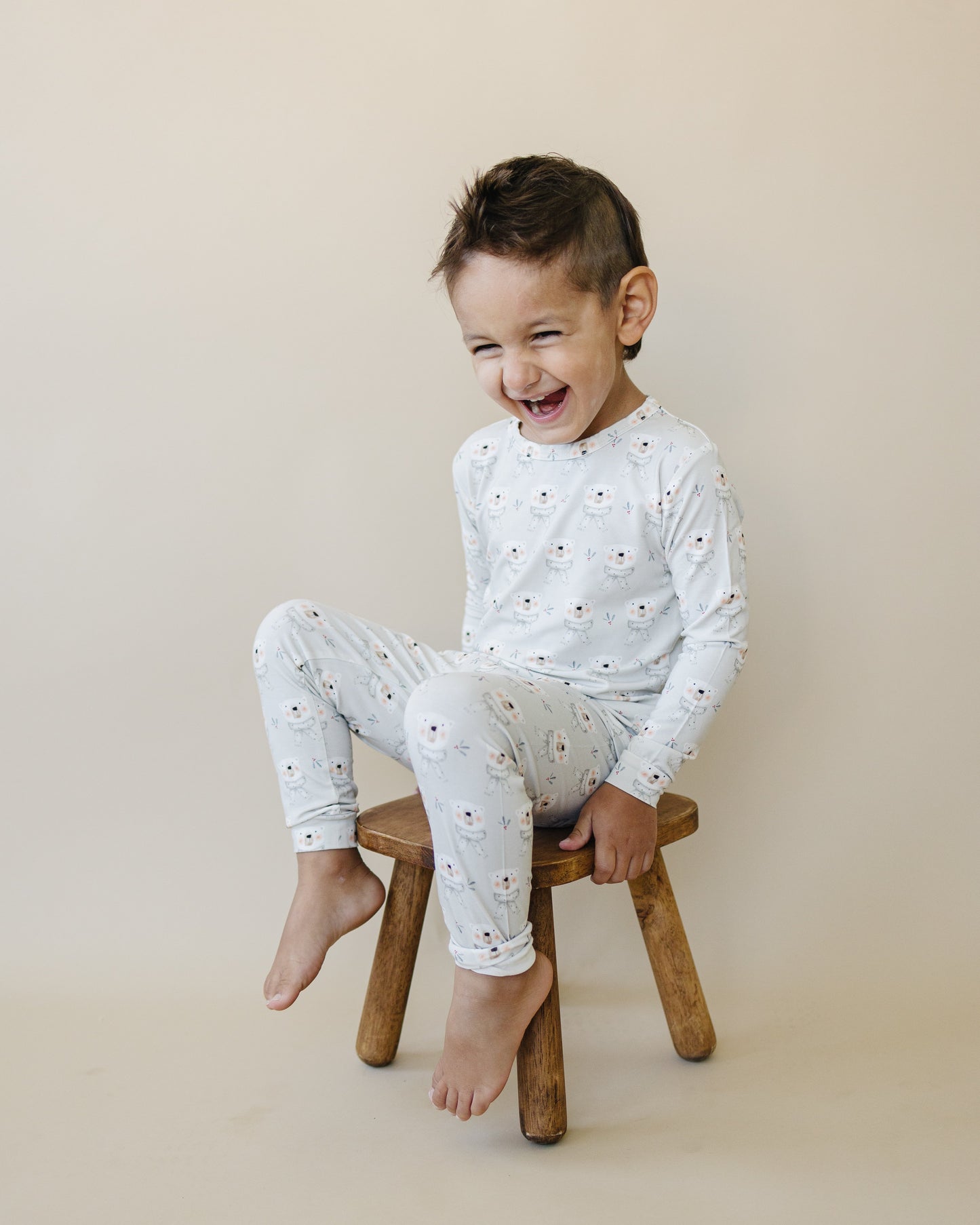 Little Joy Co. Beary Sleepy 2pc Bamboo Pajamas