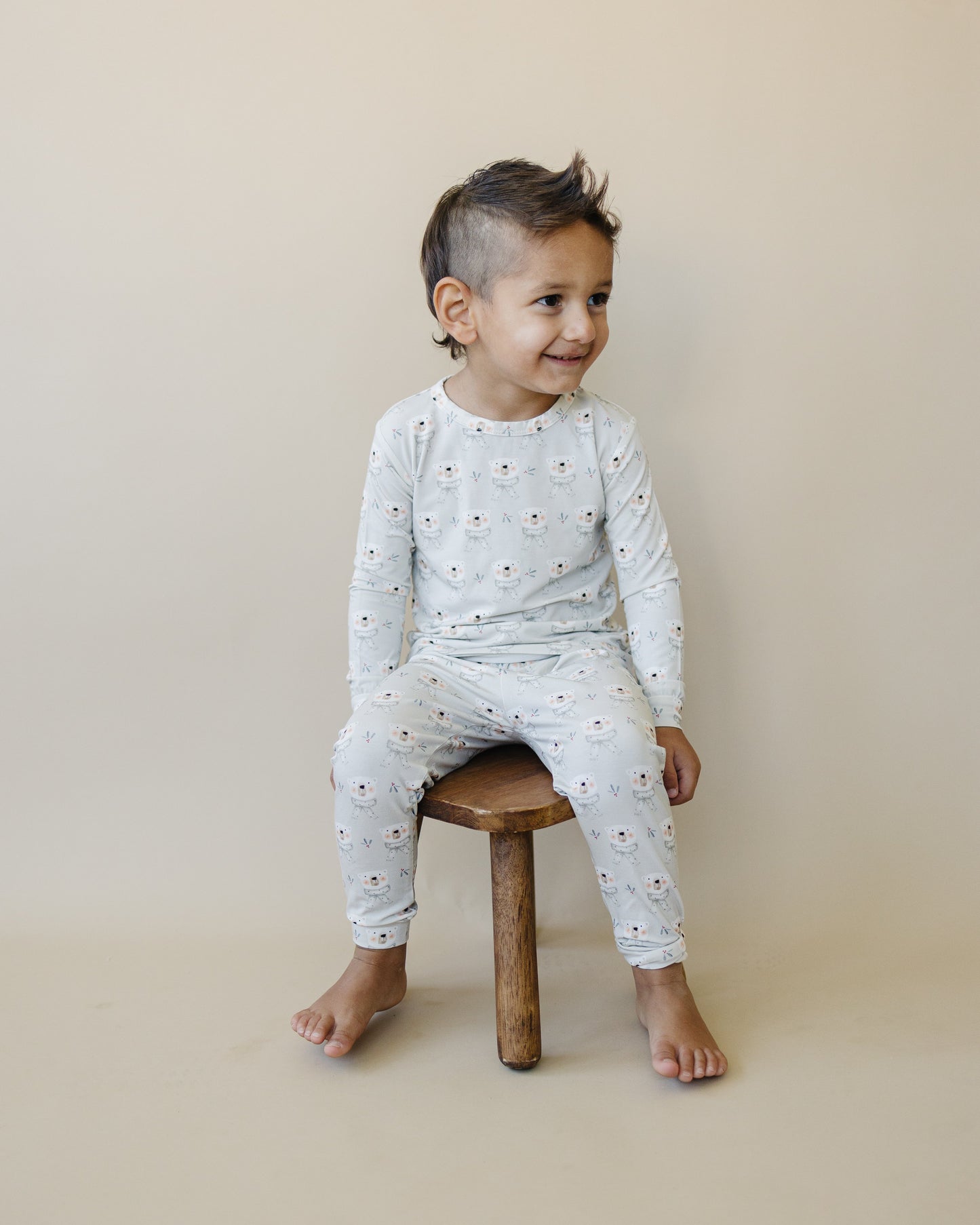 Little Joy Co. Beary Sleepy 2pc Bamboo Pajamas