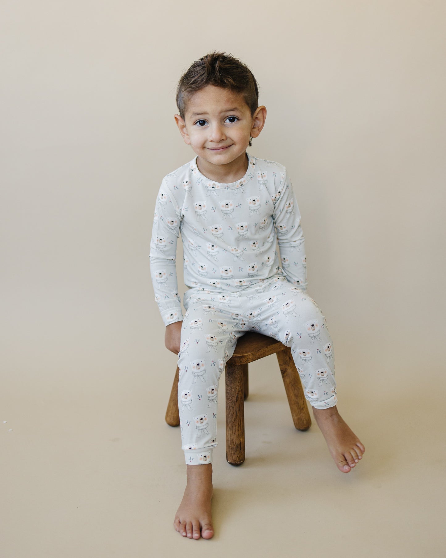 Little Joy Co. Beary Sleepy 2pc Bamboo Pajamas