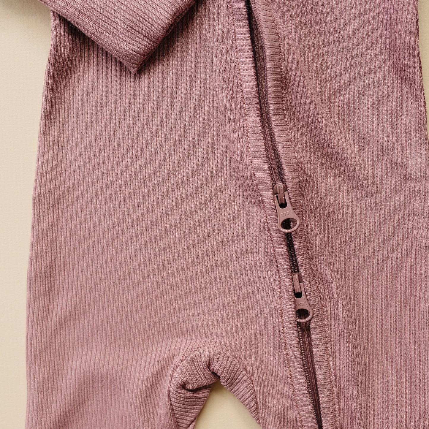 Little Joy Co. Solid Ribbed Bamboo Zippy Sleeper - more colors