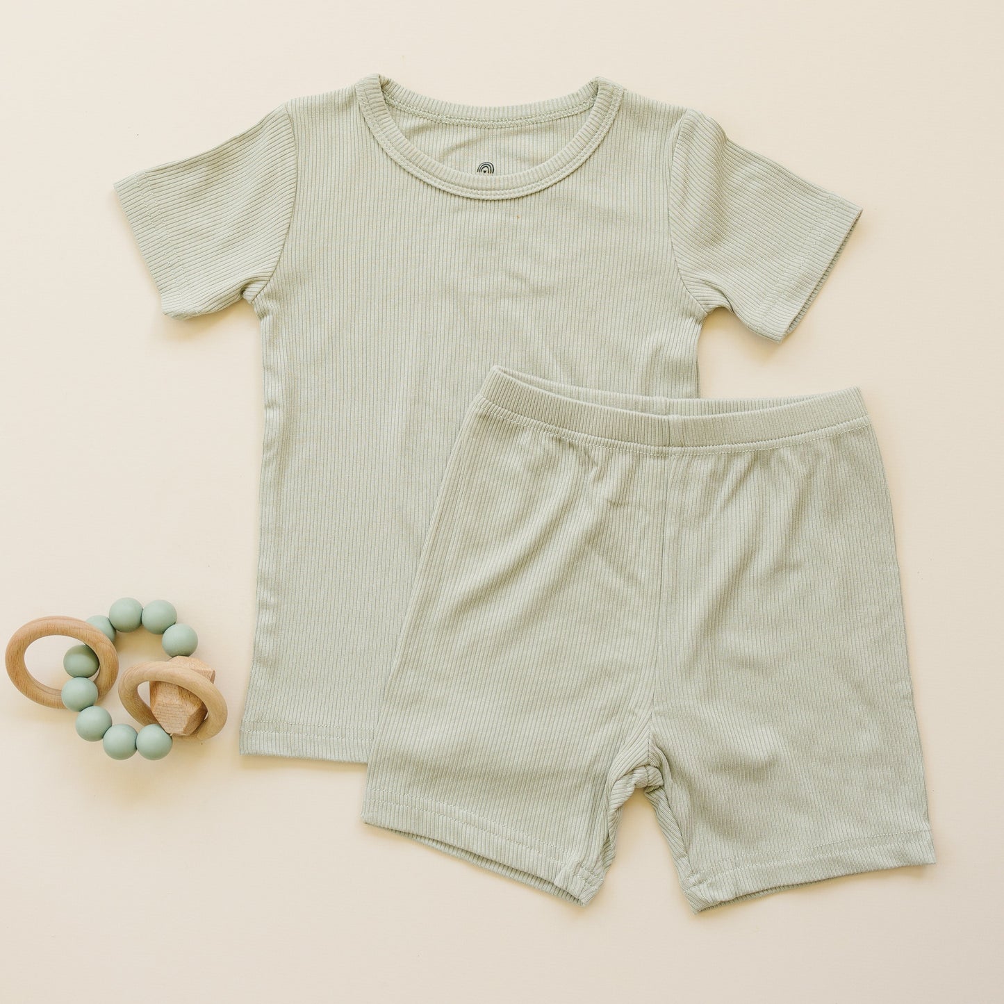 Little Joy Co. Solid Ribbed Bamboo 2pc Pajamas - more colors