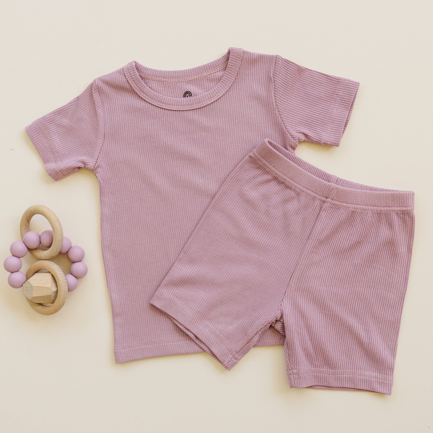 Little Joy Co. Solid Ribbed Bamboo 2pc Pajamas - more colors