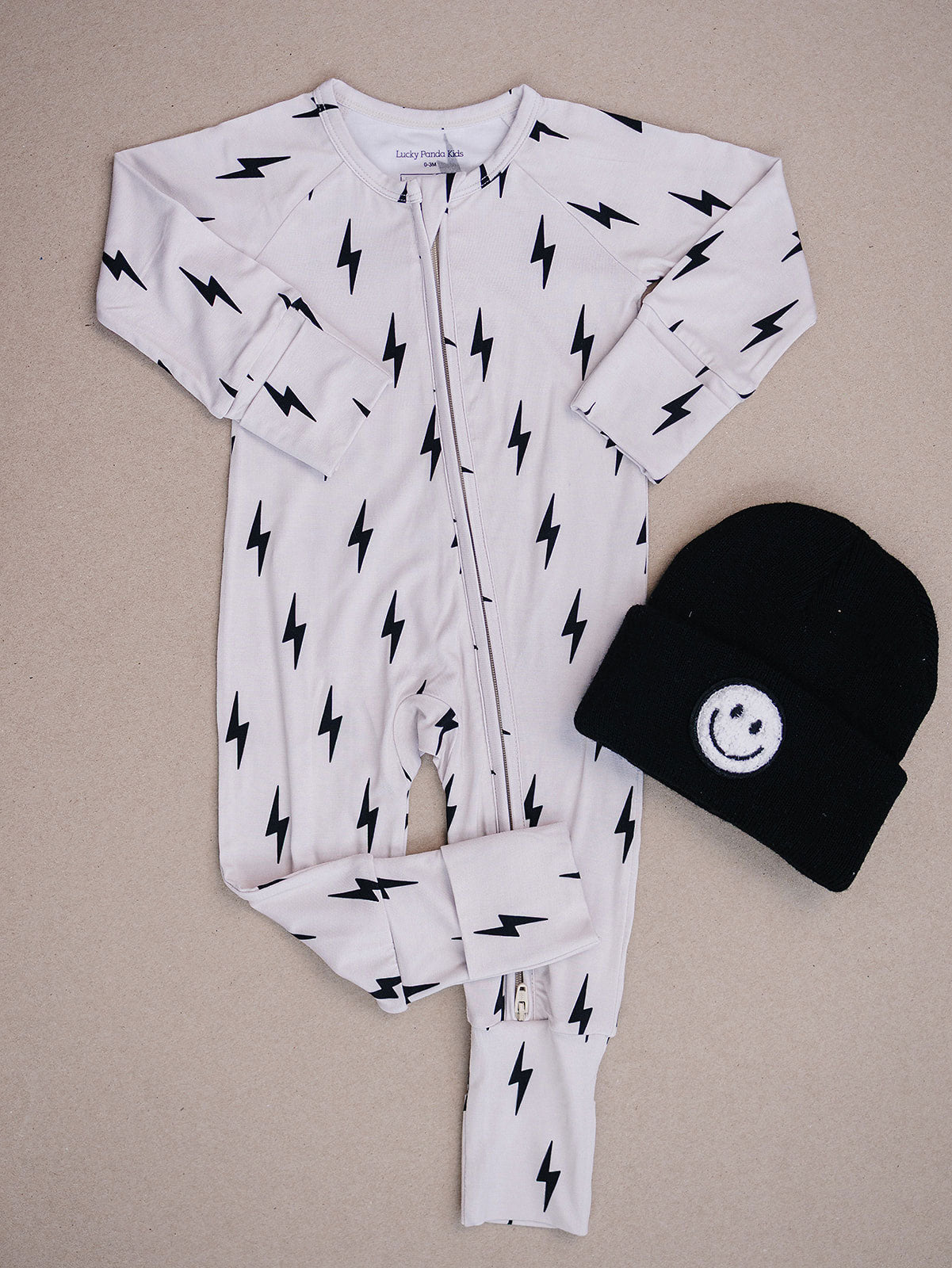 Bamboo Zip Romper | Little Bolt