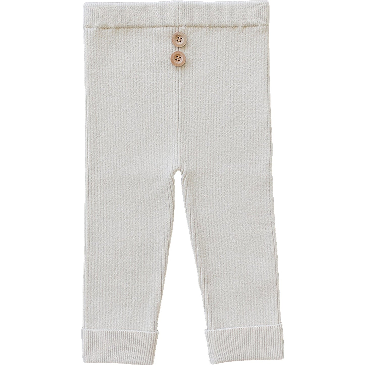 Mebie Baby Cream Knit Leggings