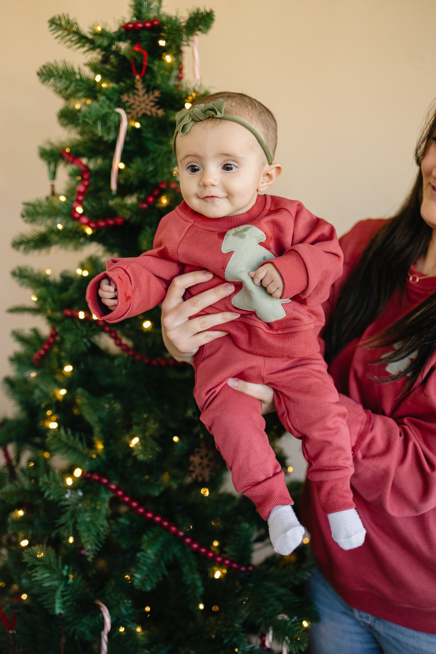 Christmas Tree Applique Sweatshirt