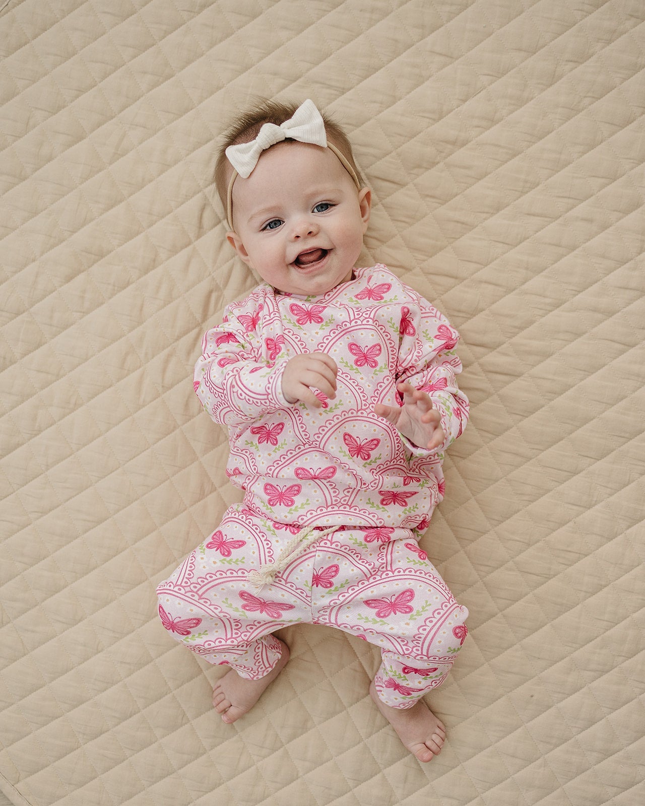 Jogger Set | Pink Butterfly