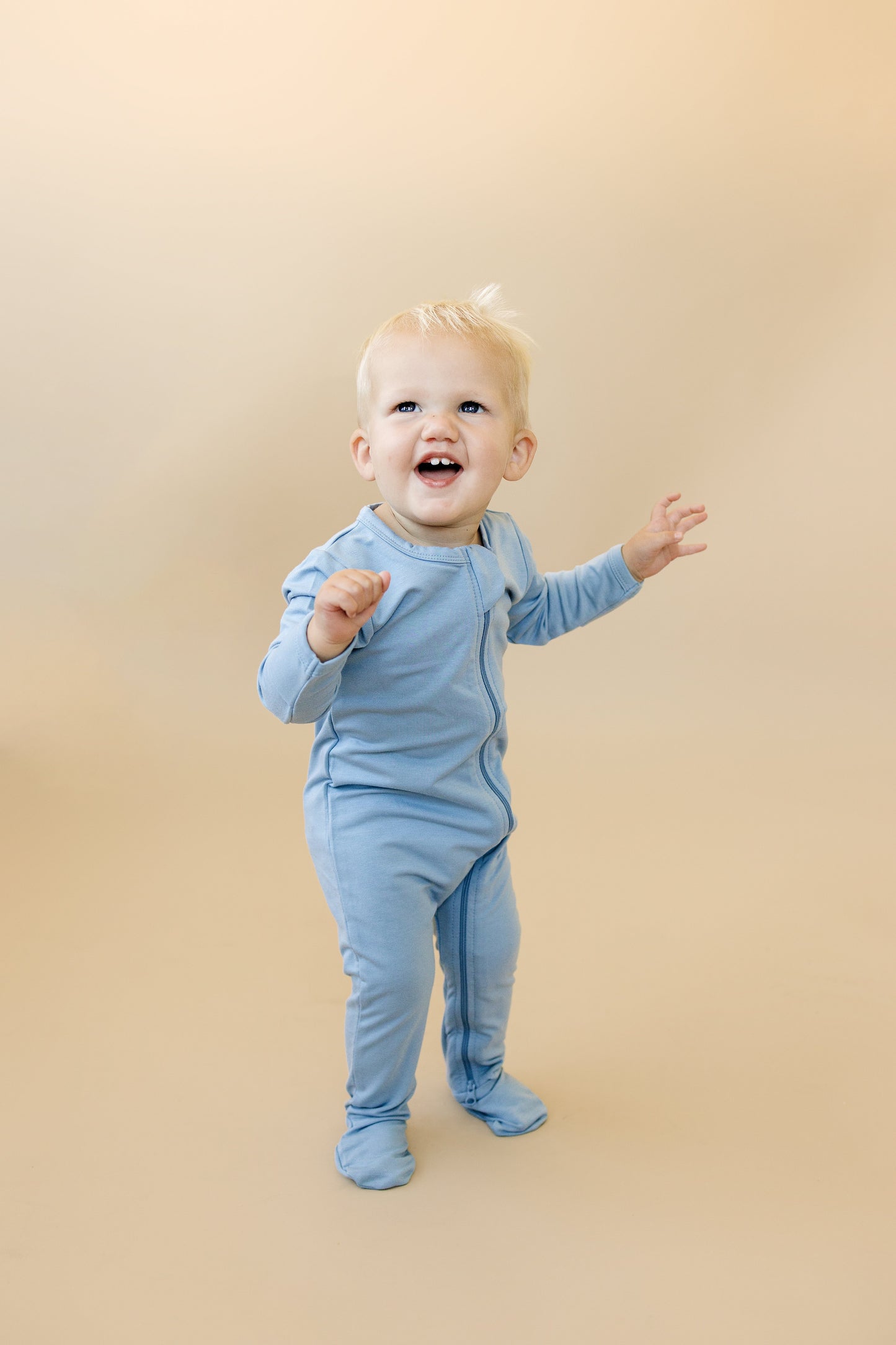 Little Joy Co. Bamboo Footed Zippy Romper