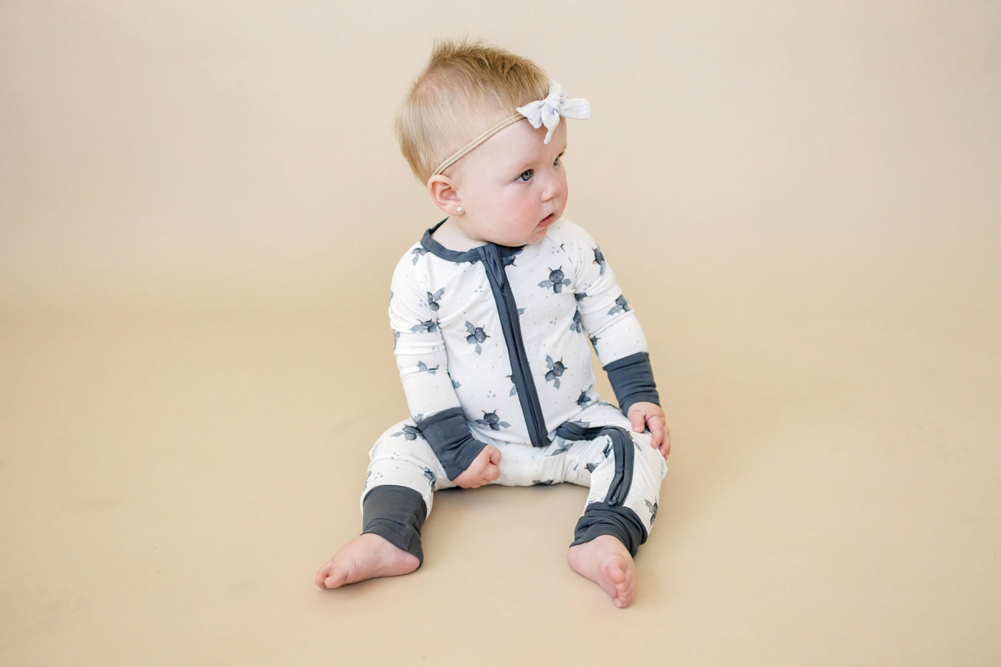 Little Joy Co. Batty for Bedtime Bamboo Zippy Romper