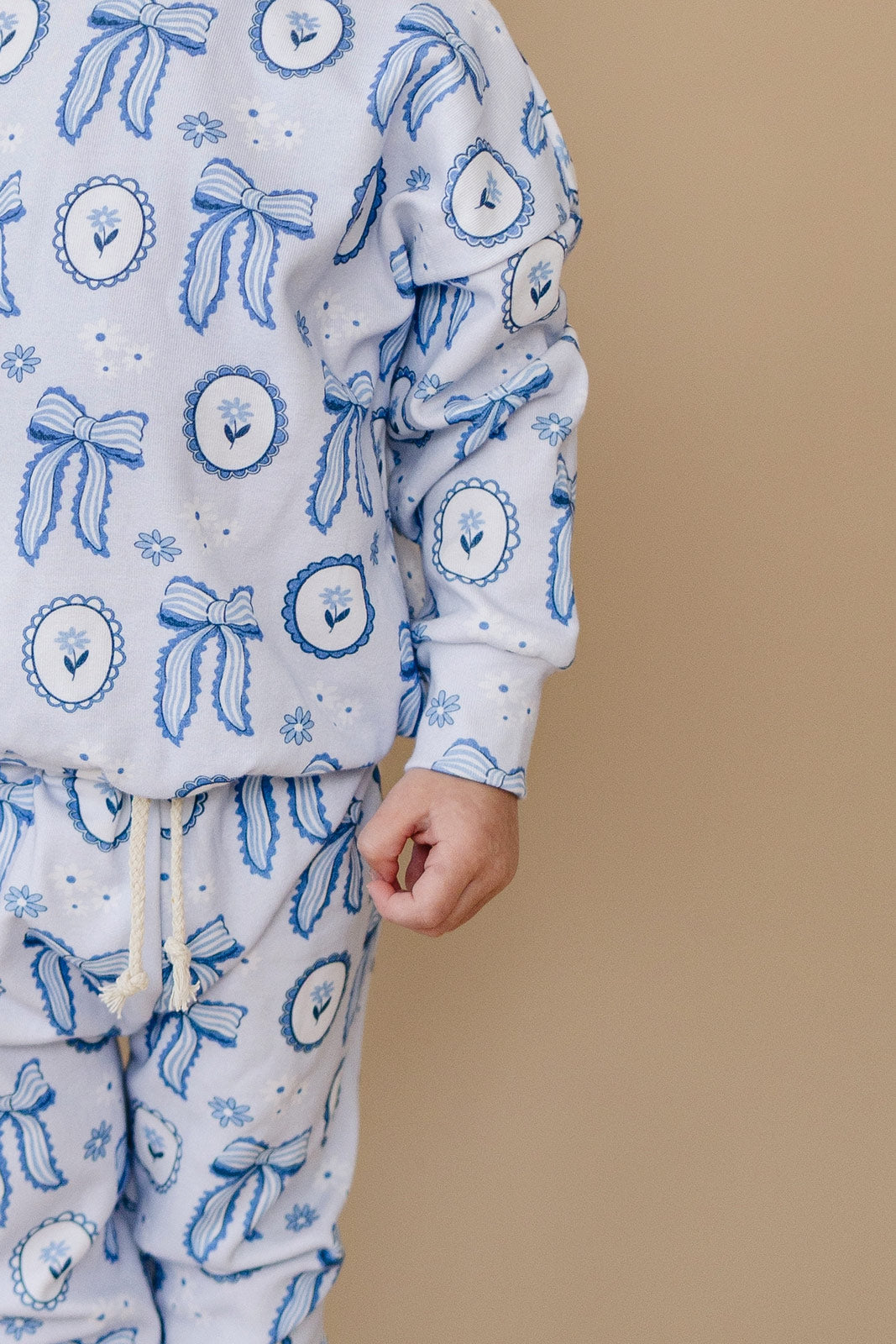 Jogger Set | Blue Bow