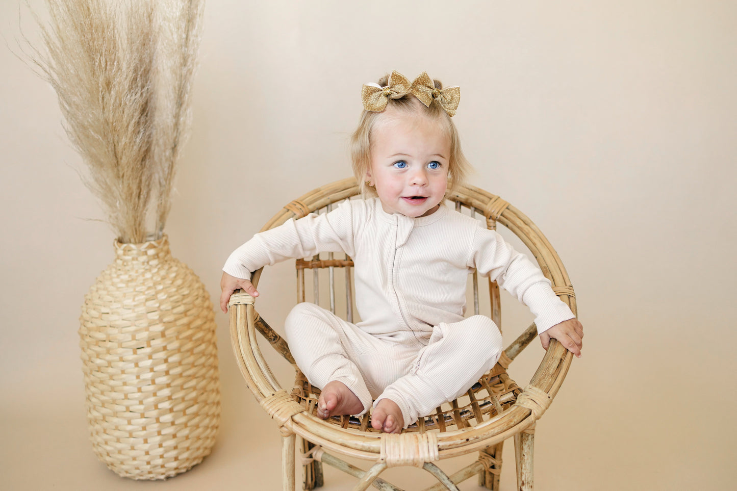 Little Joy Co. Solid Ribbed Bamboo Zippy Sleeper - more colors