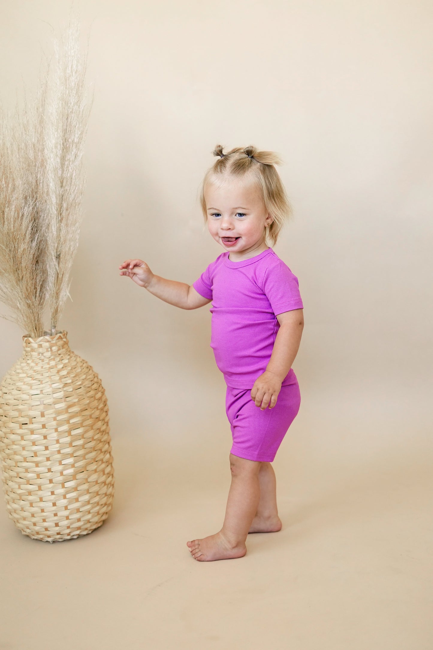 Little Joy Co. Solid Ribbed Bamboo 2pc Pajamas - more colors