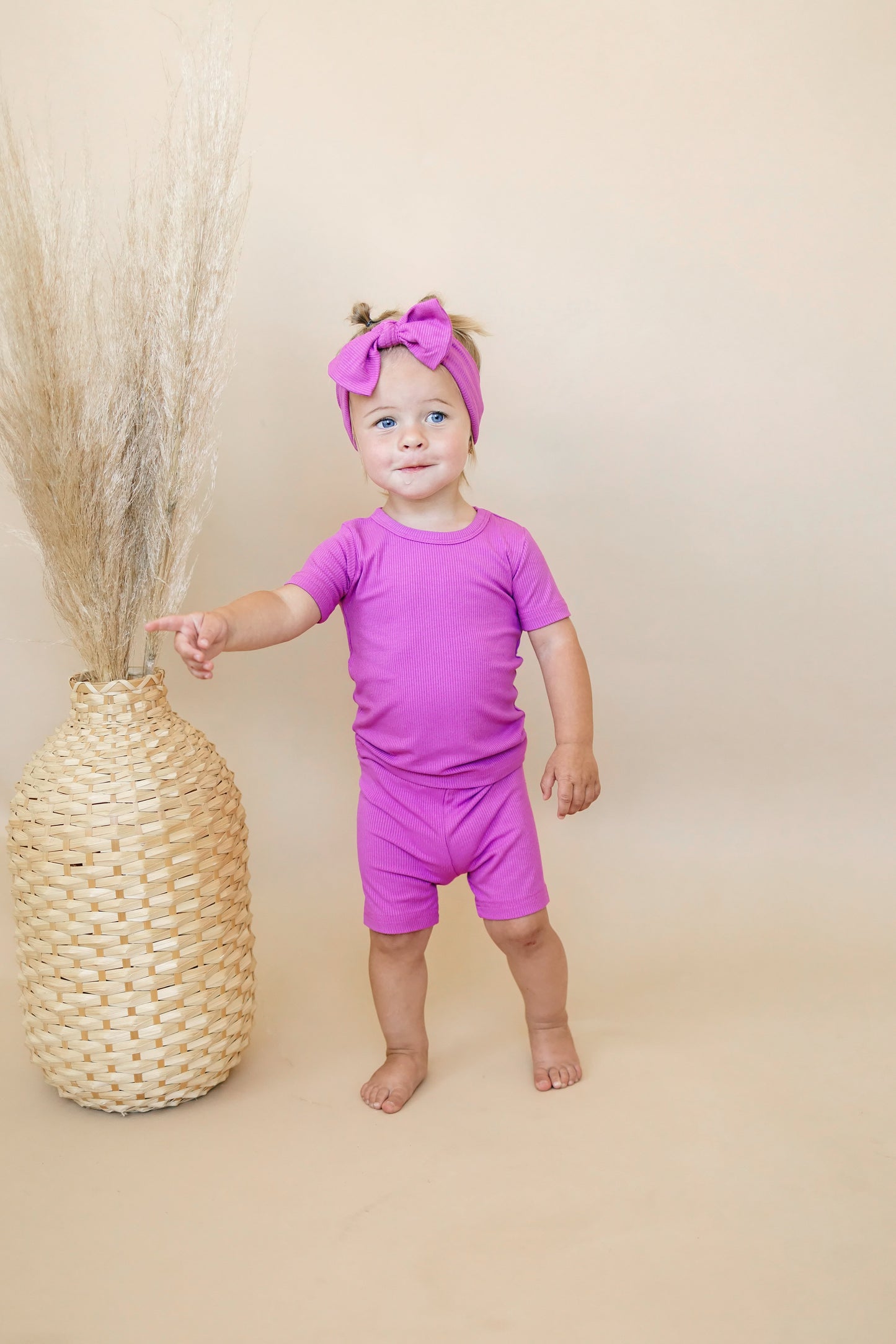 Little Joy Co. Solid Ribbed Bamboo 2pc Pajamas - more colors