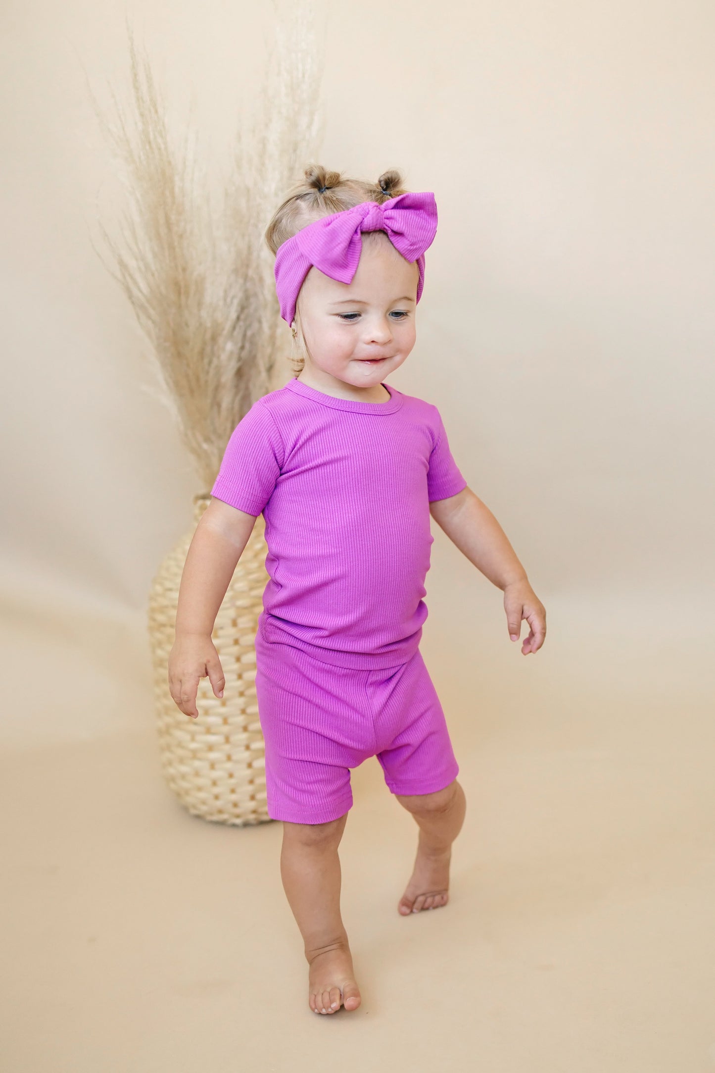 Little Joy Co. Solid Ribbed Bamboo 2pc Pajamas - more colors