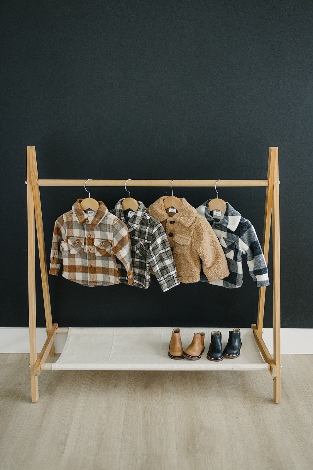 Mebie Baby Fall Flannel Shacket