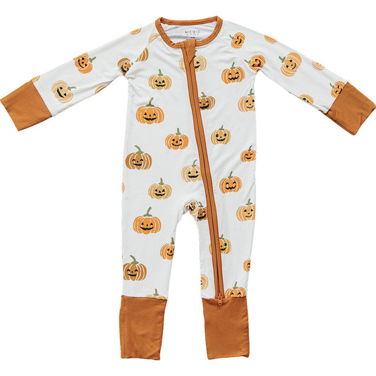 Mebie Baby  Pumpkins Bamboo Zipper