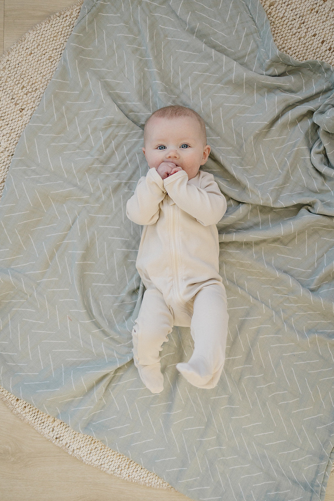 Mebie Baby Desert Sage Muslin Quilt