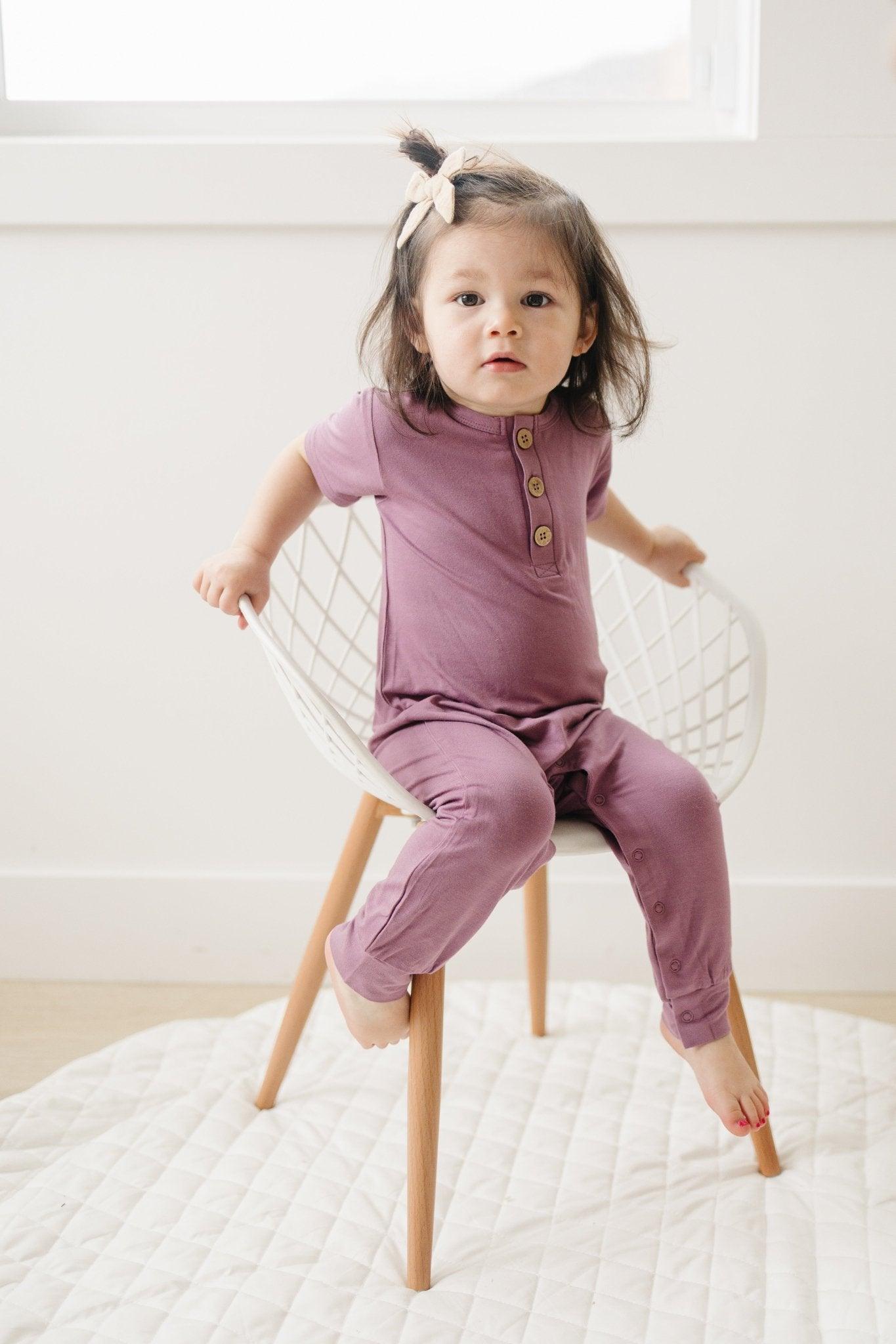 Little Joy Co. Bamboo Henley Romper