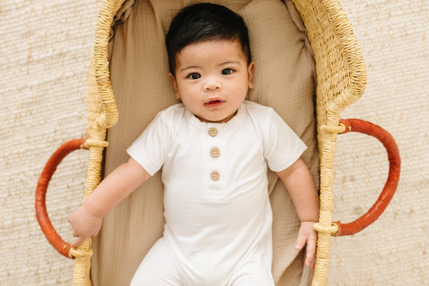 Little Joy Co. Bamboo Henley Romper