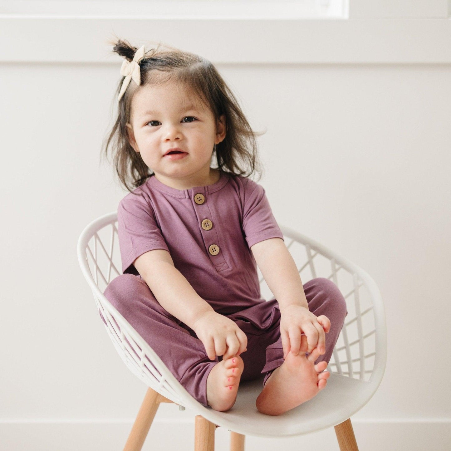 Little Joy Co. Bamboo Henley Romper