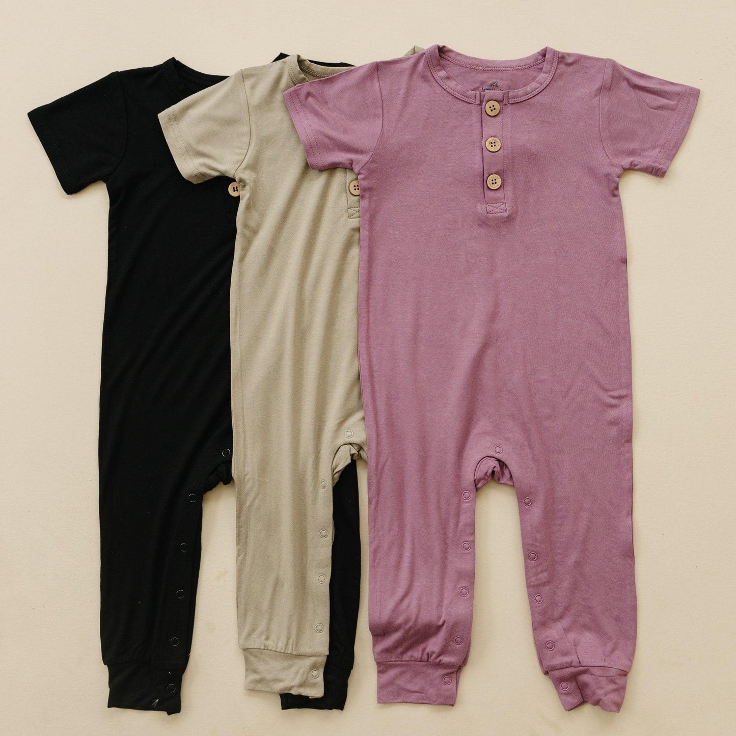 Little Joy Co. Bamboo Henley Romper