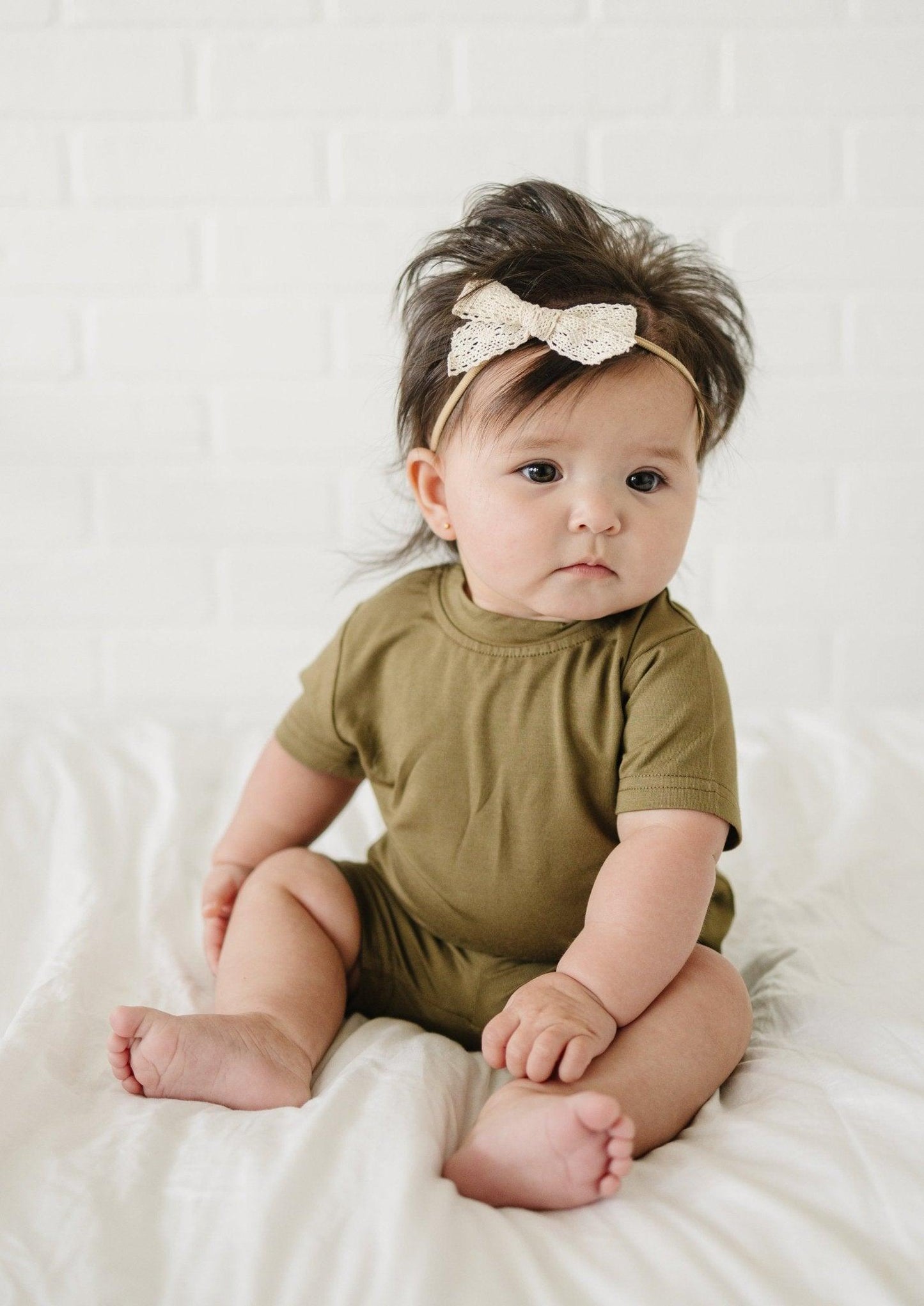 Little Joy Co. Bamboo Tee & Bike Shorts Set