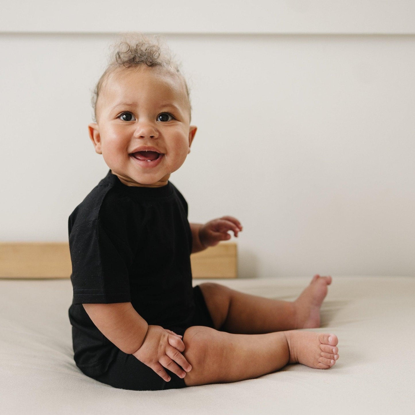 Little Joy Co. Bamboo Tee & Bike Shorts Set