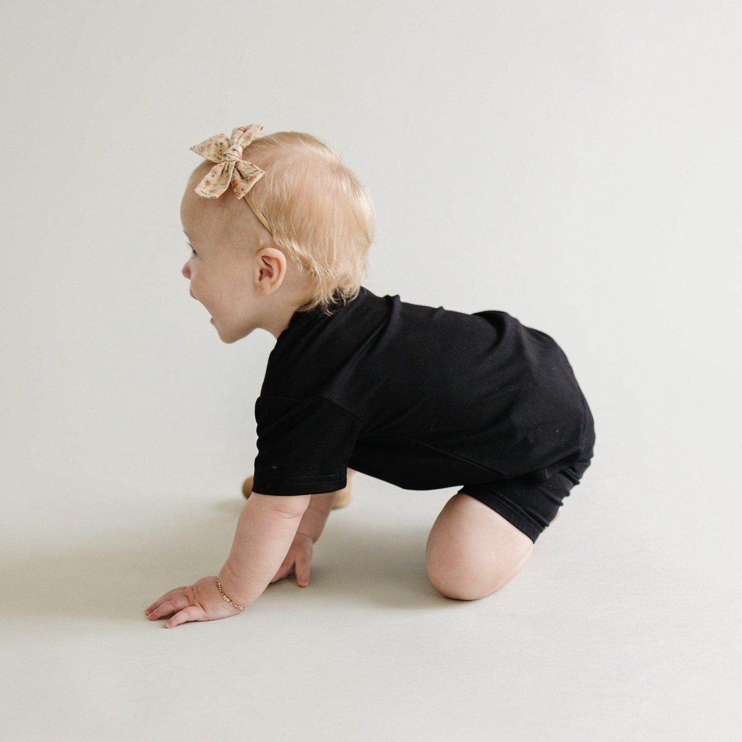 Little Joy Co. Bamboo Tee & Bike Shorts Set