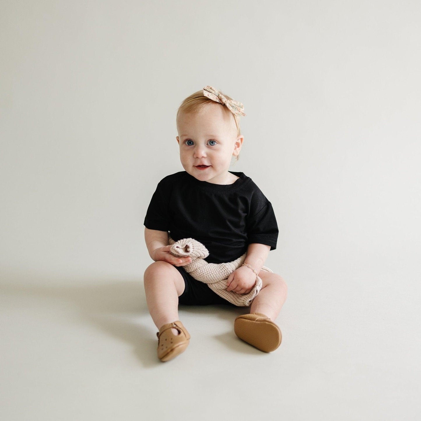 Little Joy Co. Bamboo Tee & Bike Shorts Set