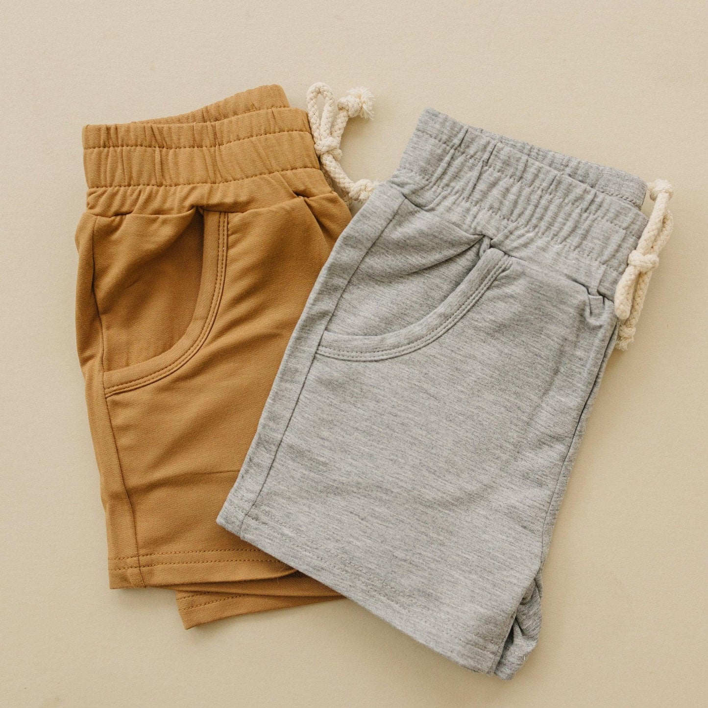 Little Joy Co. Bamboo Terry Drawstring Shorts