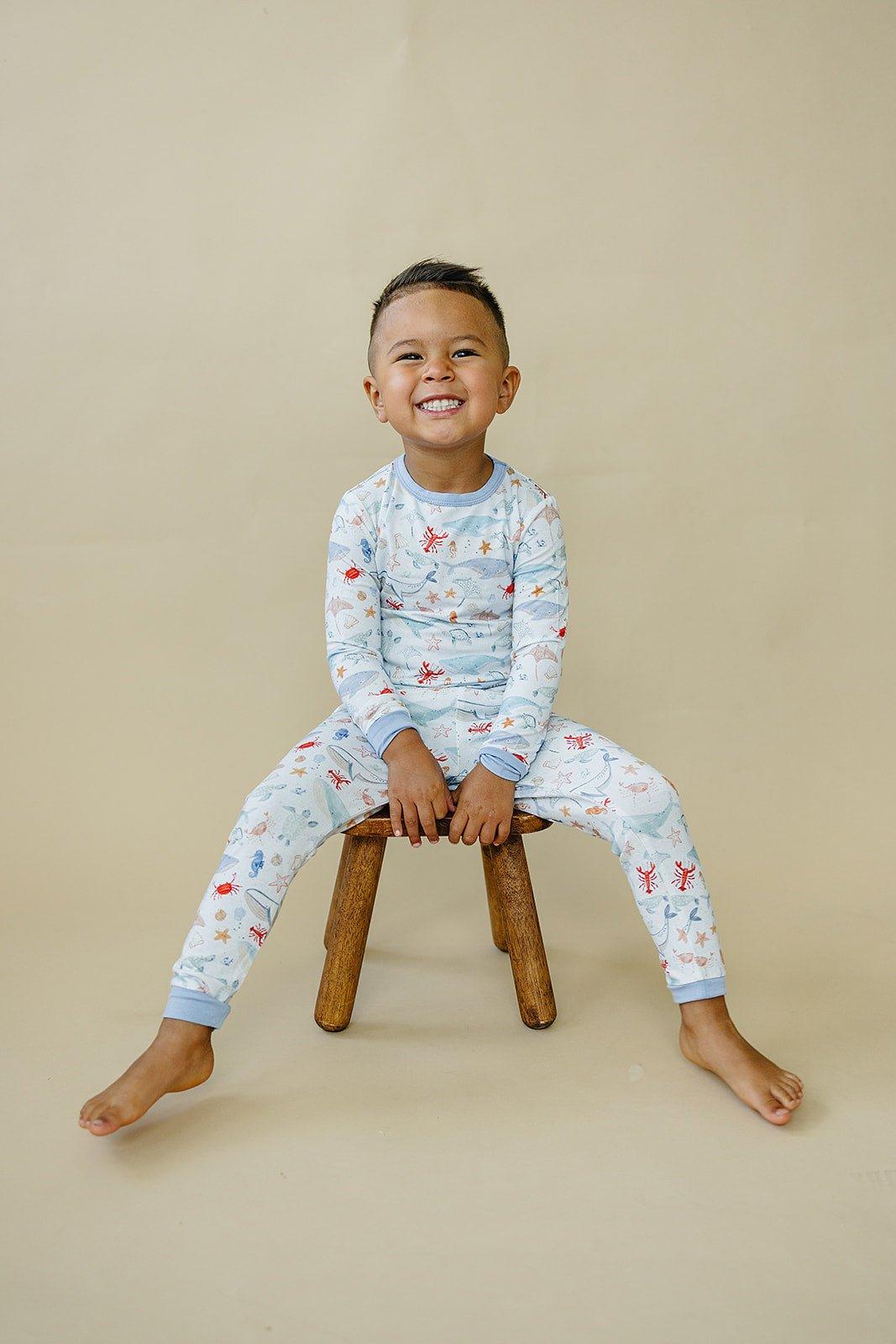 Little Joy Co. Coastal Cutie 2pc Modal Pajamas