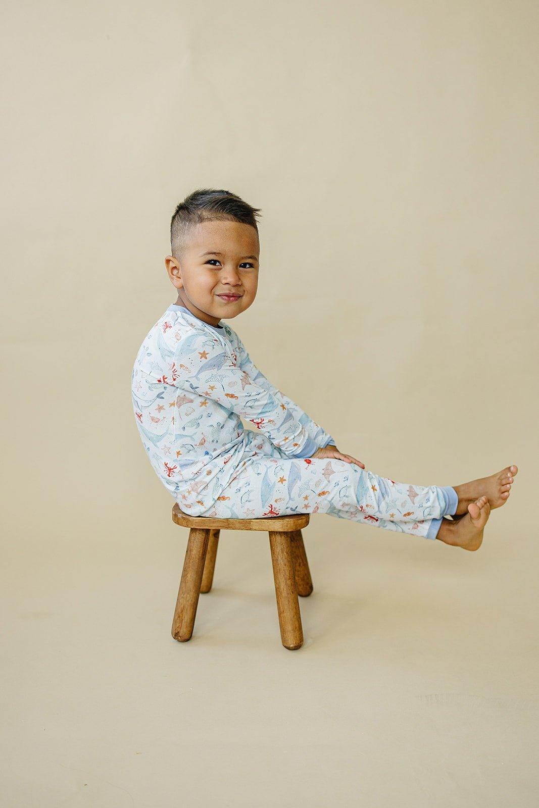 Little Joy Co. Coastal Cutie 2pc Modal Pajamas