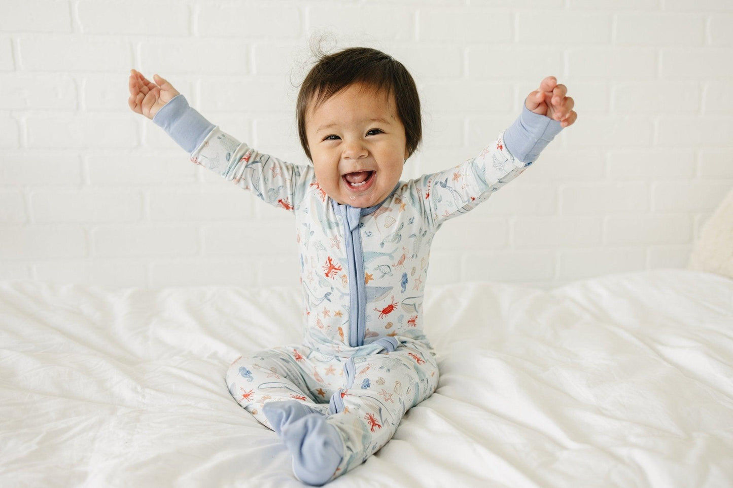 Little Joy Co. Coastal Cutie Modal Zippy Sleeper