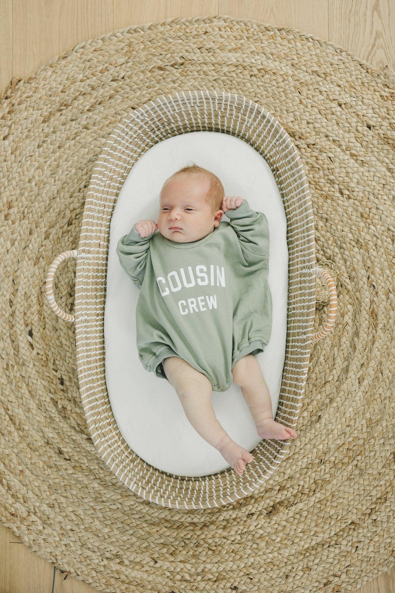 Little Joy Co. Cousin Crew Sweatshirt Romper or Crewneck