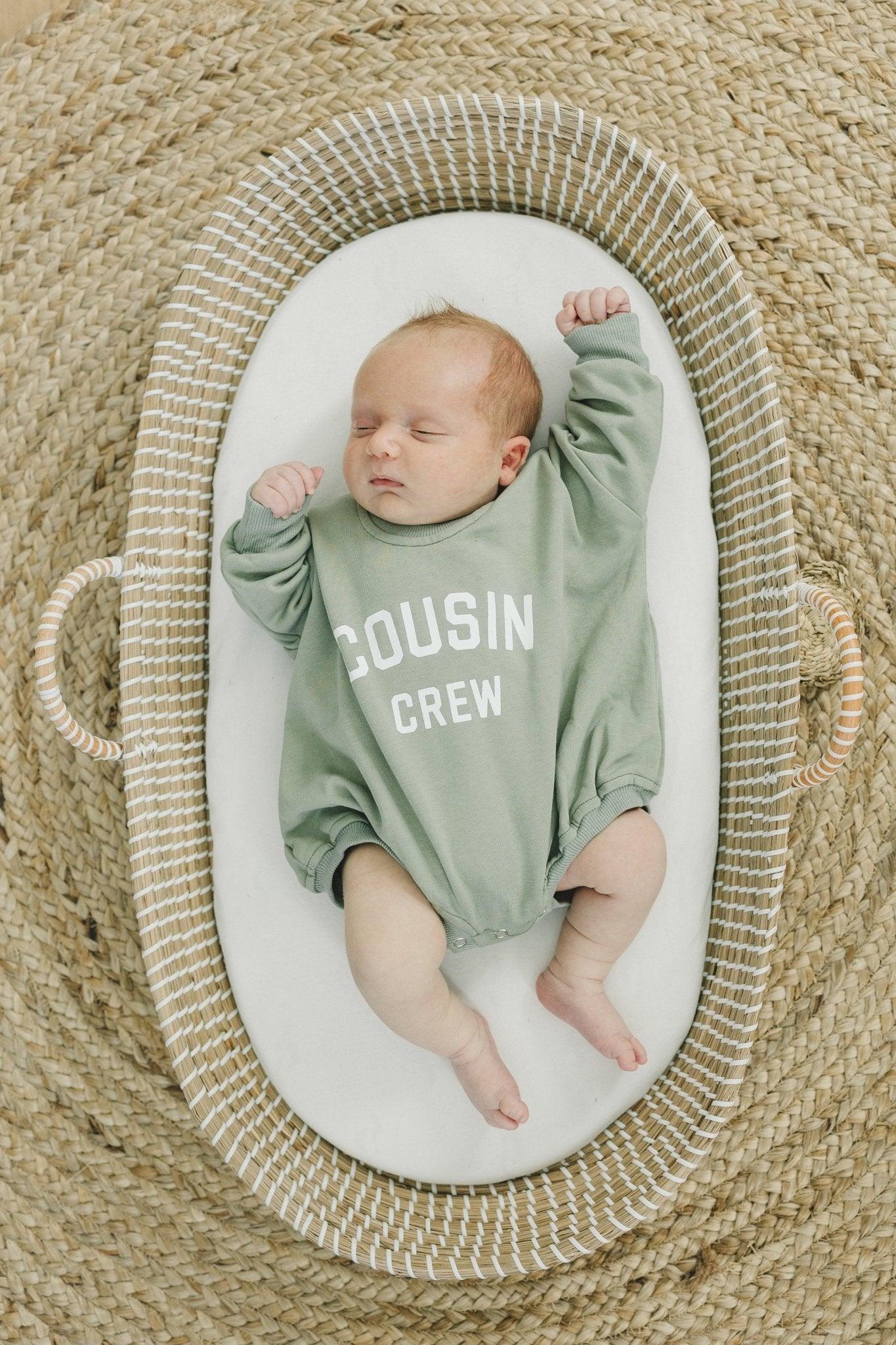 Little Joy Co. Cousin Crew Sweatshirt Romper or Crewneck