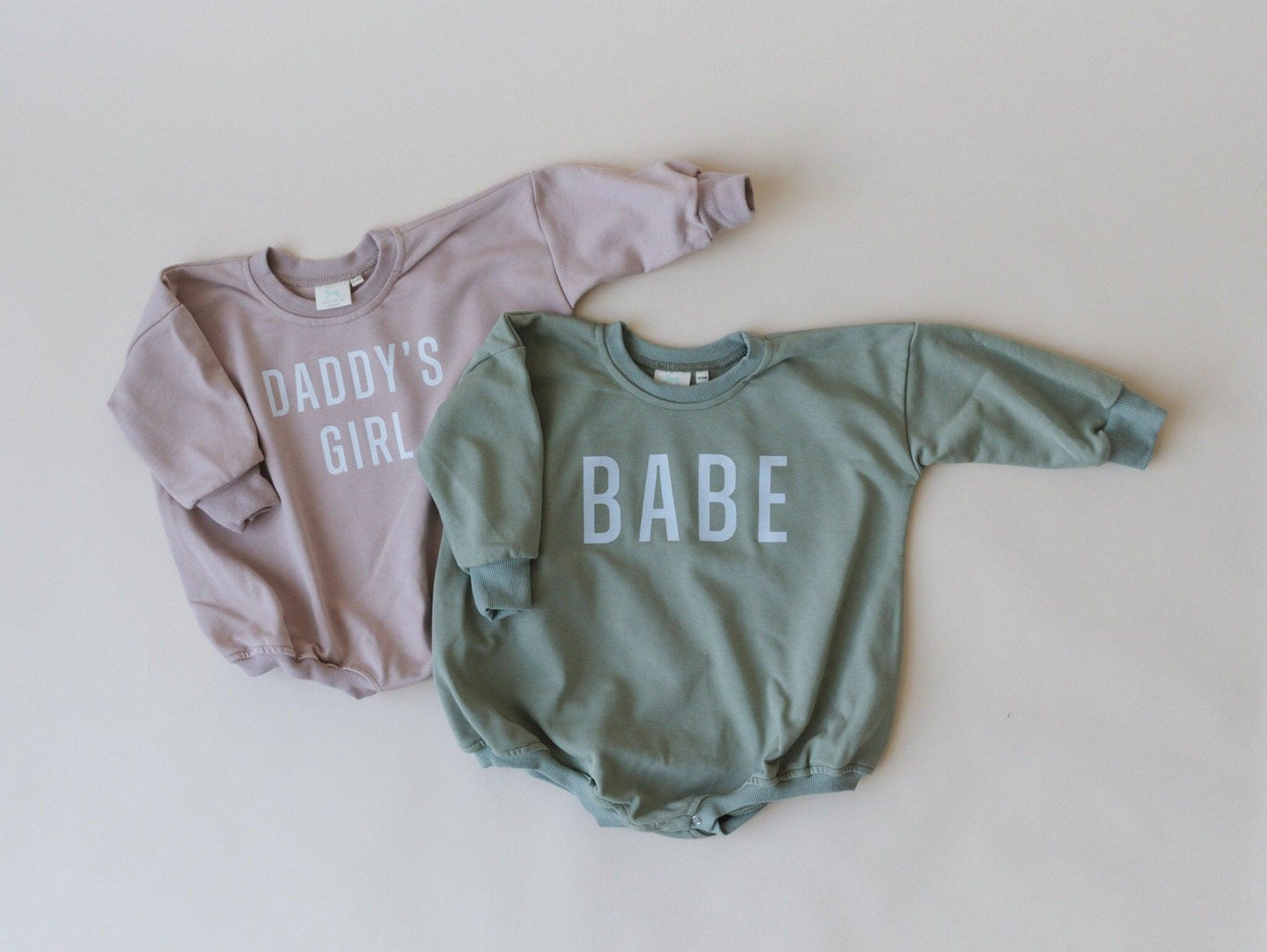 Little Joy Co. Daddy's Girl Sweatshirt Romper - more colors