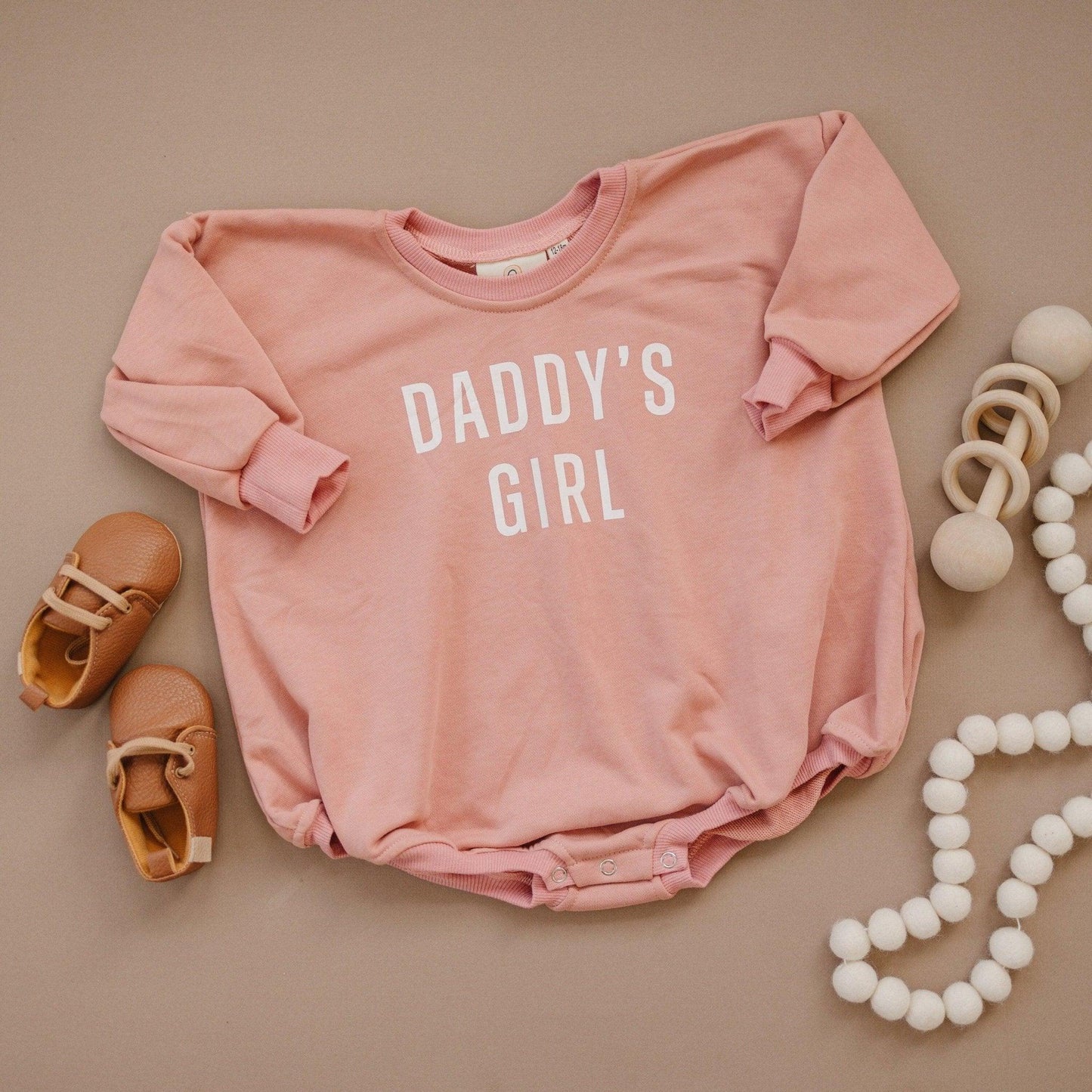 Little Joy Co. Daddy's Girl Sweatshirt Romper - more colors