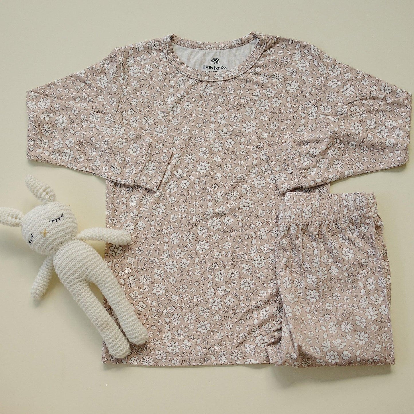 Little Joy Co. Dainty Ditsy 2pc Bamboo Pajamas