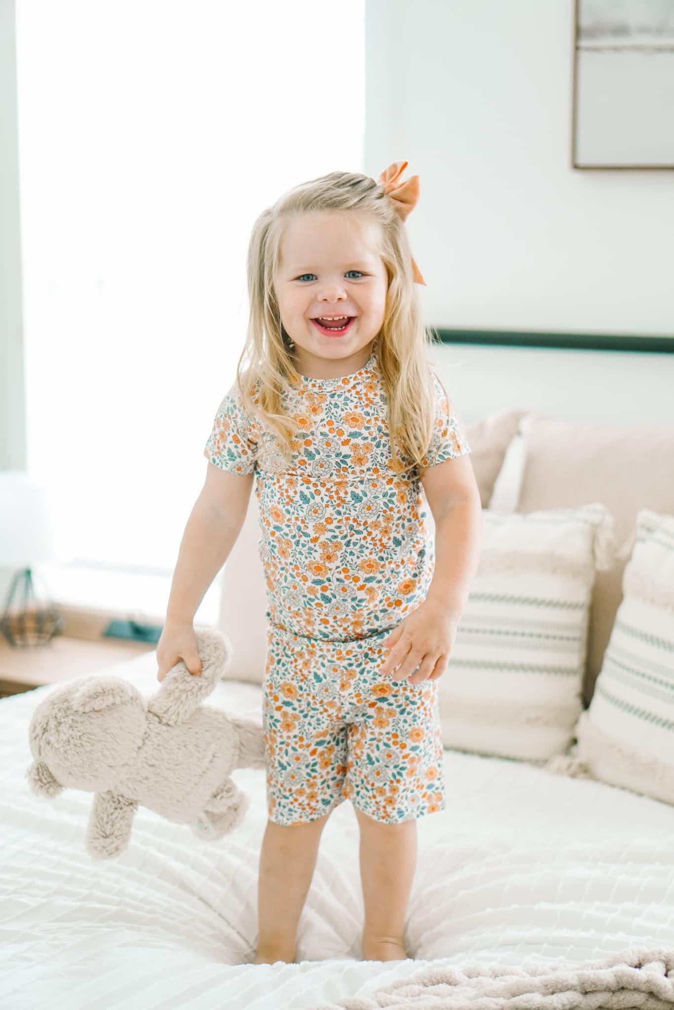 Little Joy Co. Darling Ditsy 2pc Bamboo Pajamas *see size notes