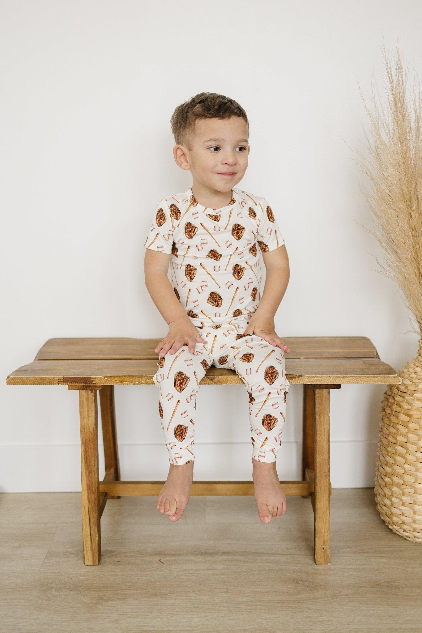 Little Joy Co. Grand Slam 2pc Bamboo Pajama Set