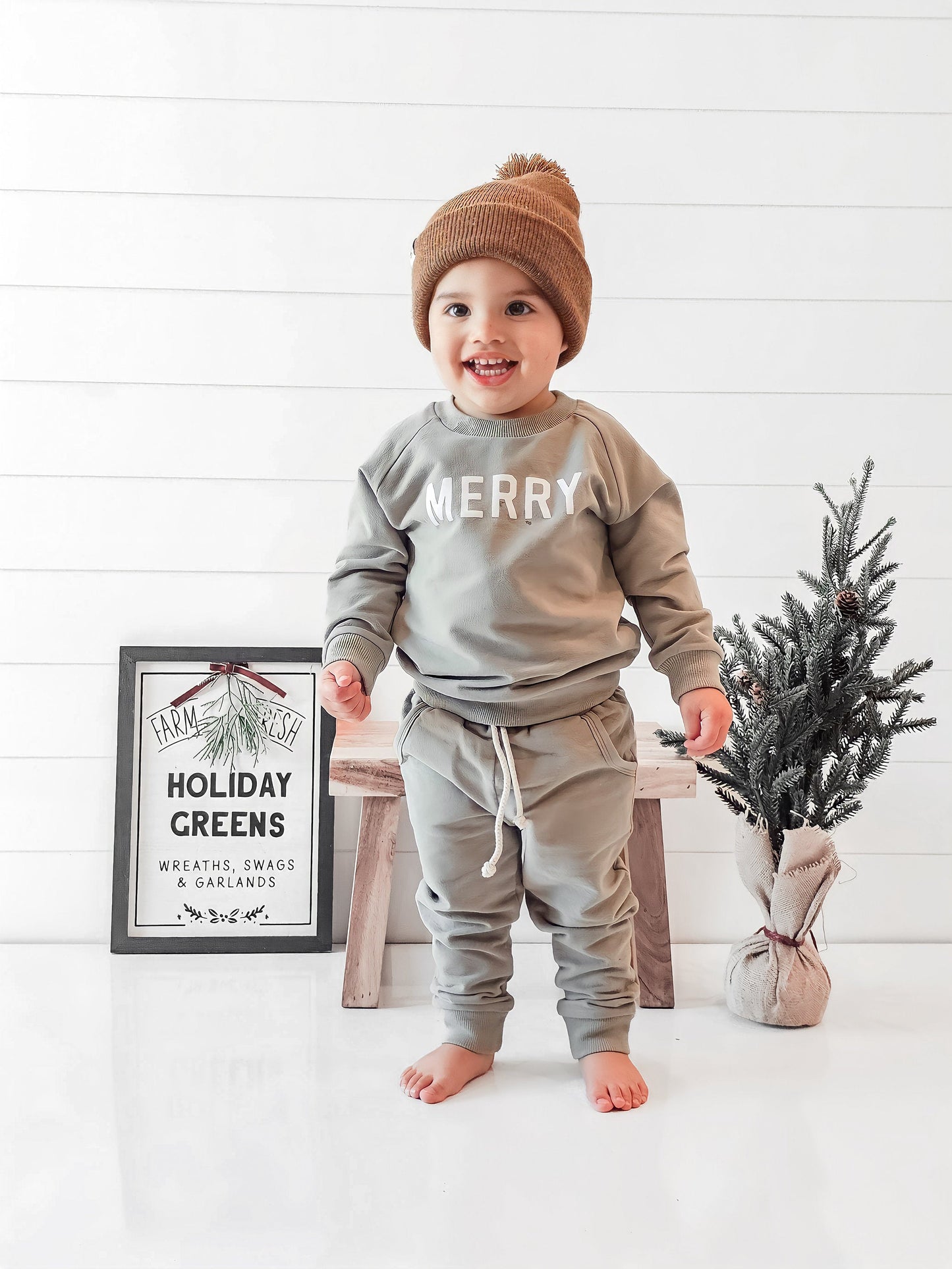 Little Joy Co. Merry Organic Cotton Crewneck Sweatshirt - more colors