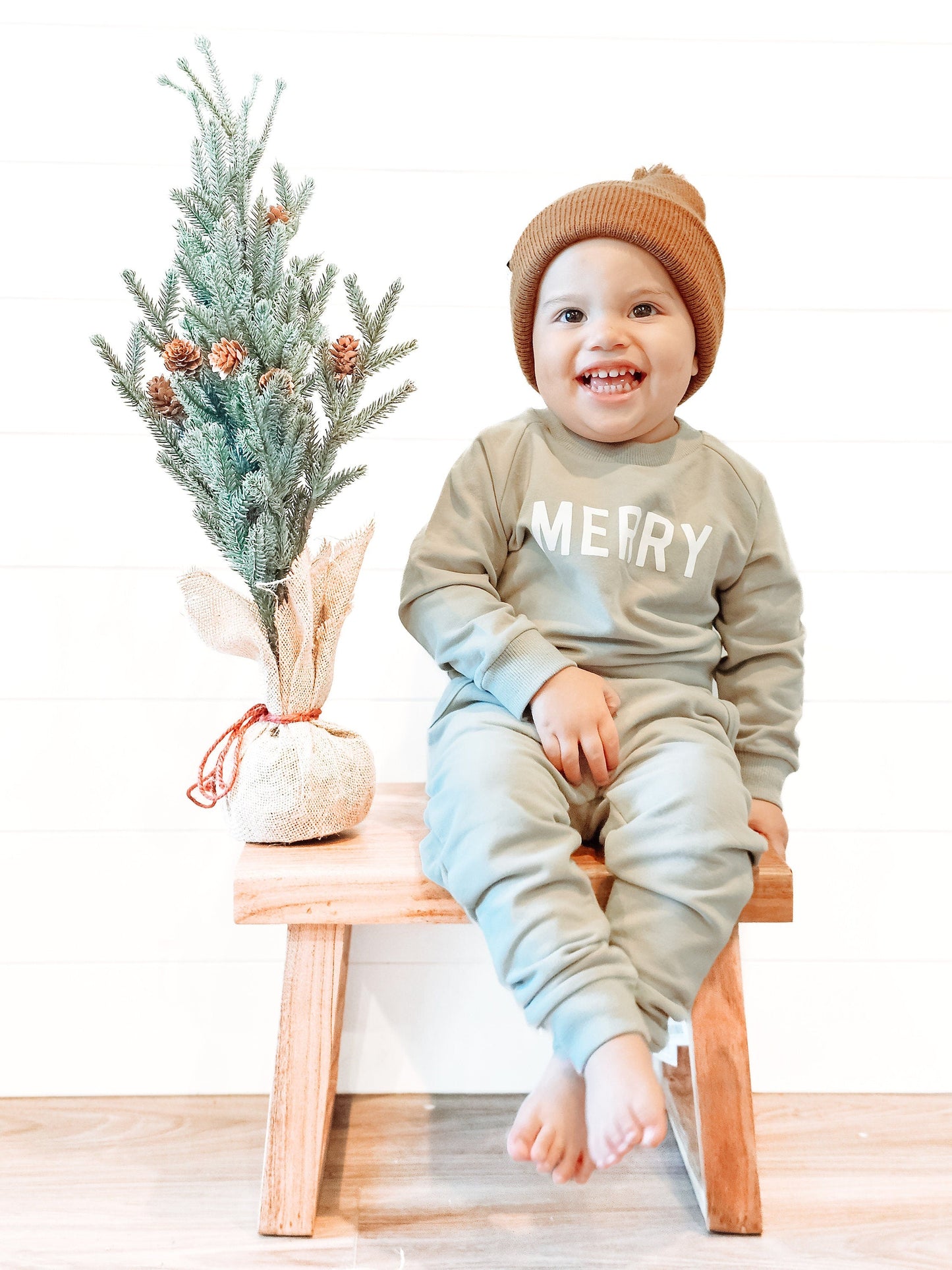 Little Joy Co. Merry Organic Cotton Crewneck Sweatshirt - more colors