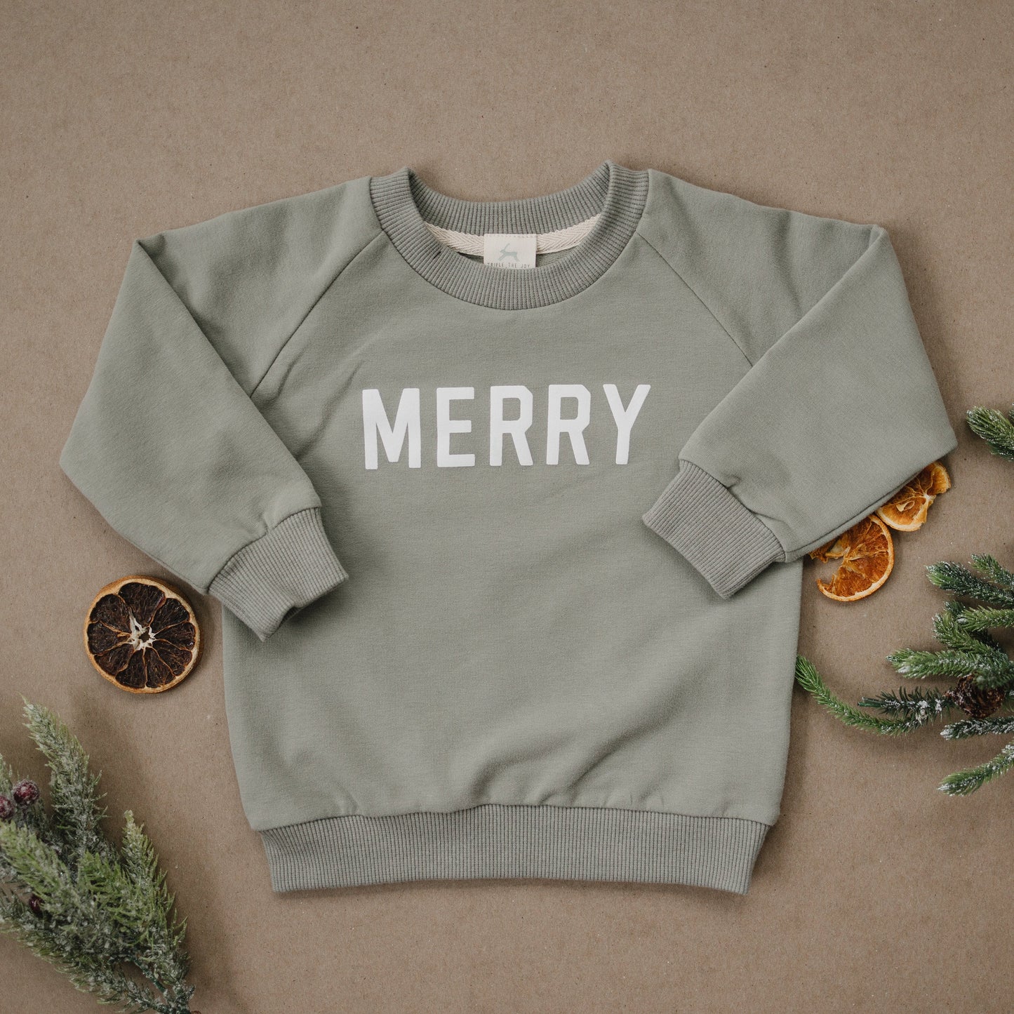 Little Joy Co. Merry Organic Cotton Crewneck Sweatshirt - more colors