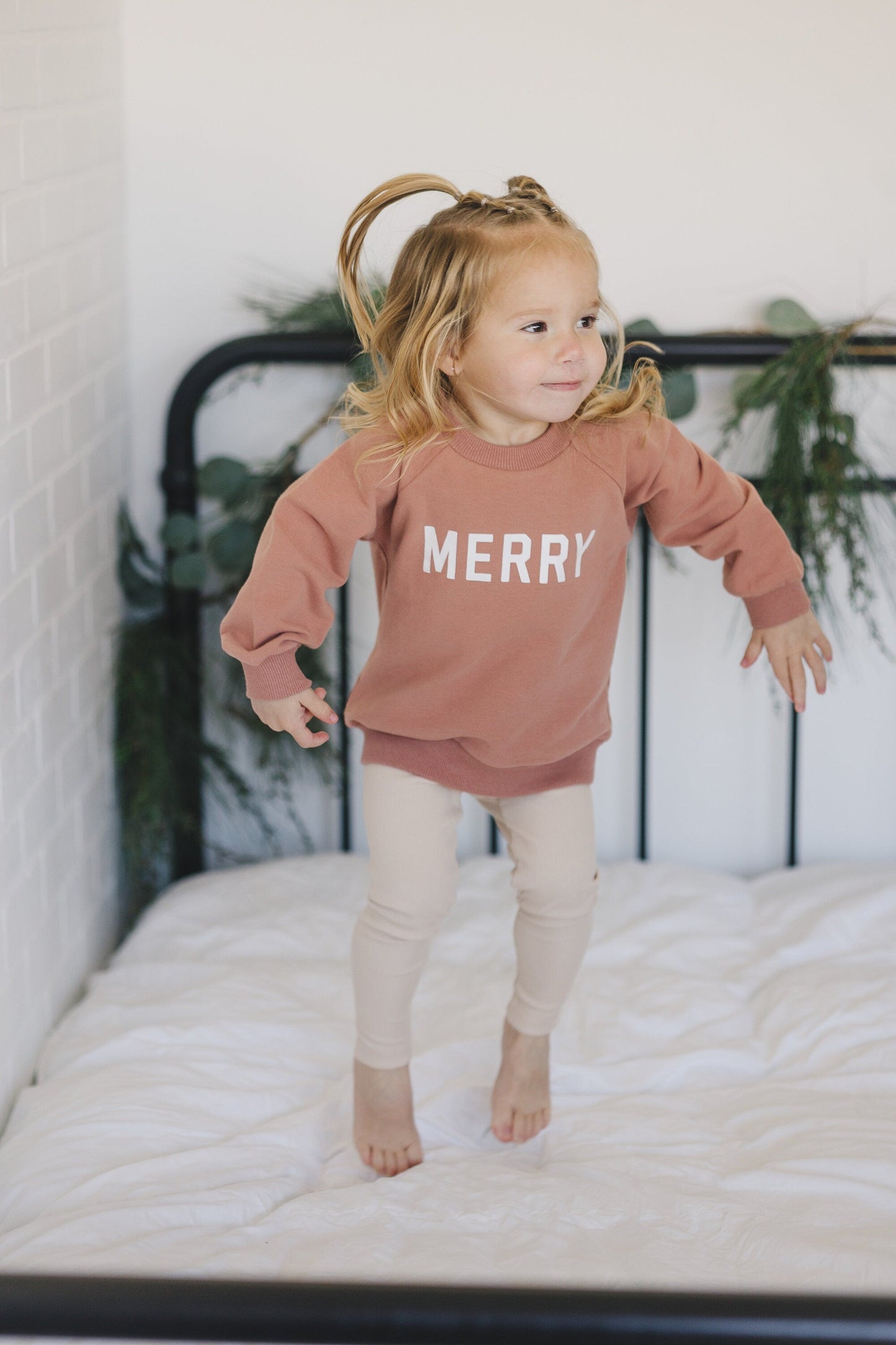 Little Joy Co. Merry Organic Cotton Crewneck Sweatshirt - more colors