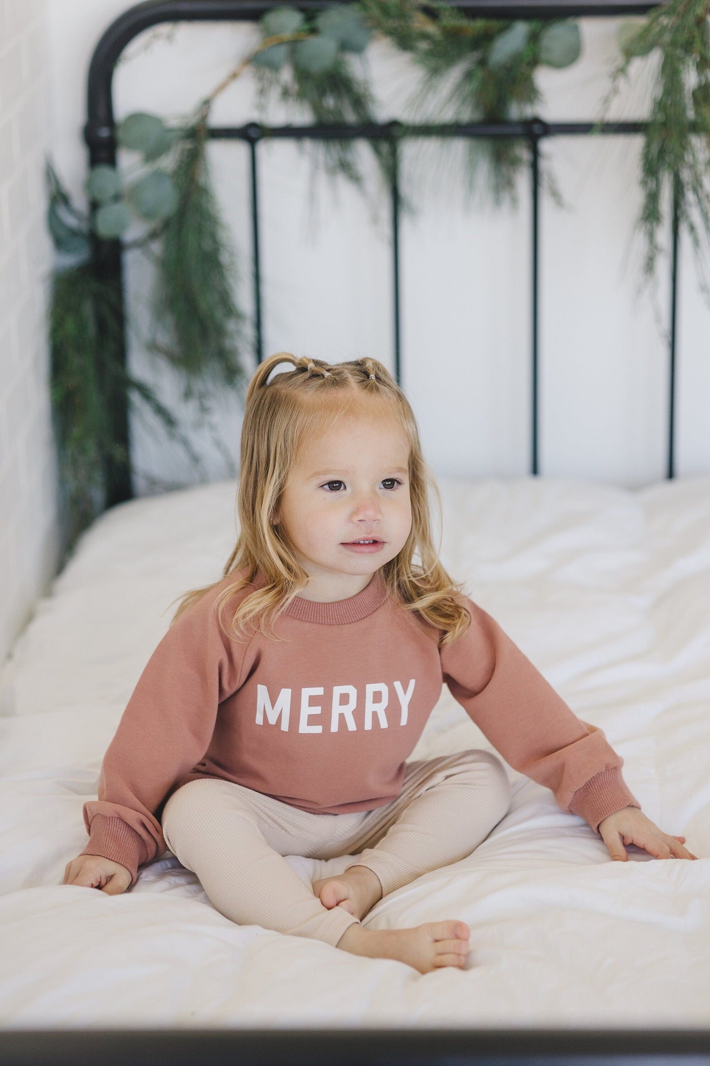 Little Joy Co. Merry Organic Cotton Crewneck Sweatshirt - more colors