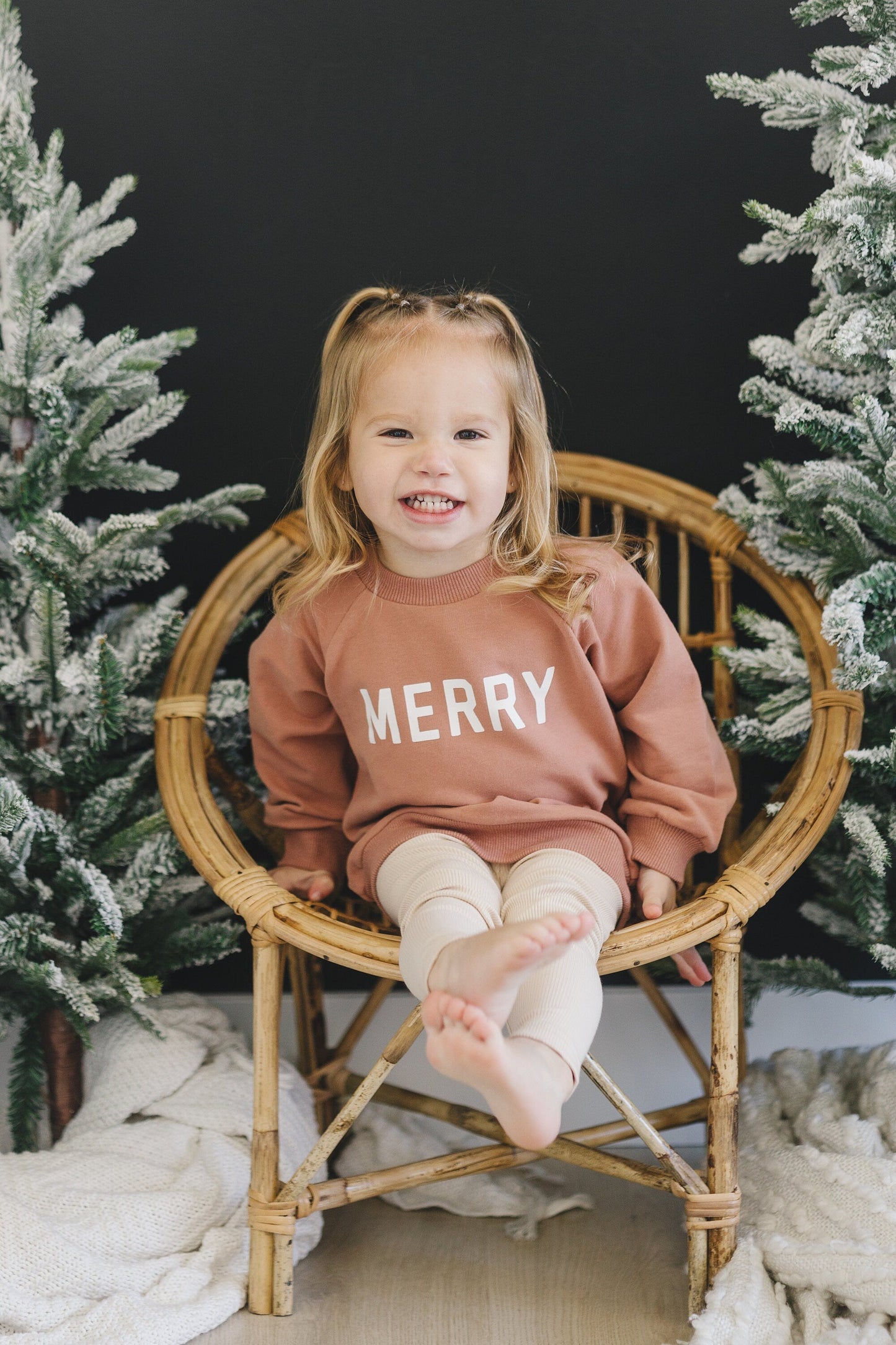 Little Joy Co. Merry Organic Cotton Crewneck Sweatshirt - more colors