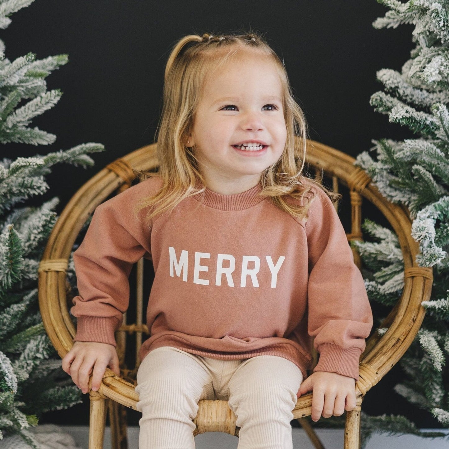 Little Joy Co. Merry Organic Cotton Crewneck Sweatshirt - more colors