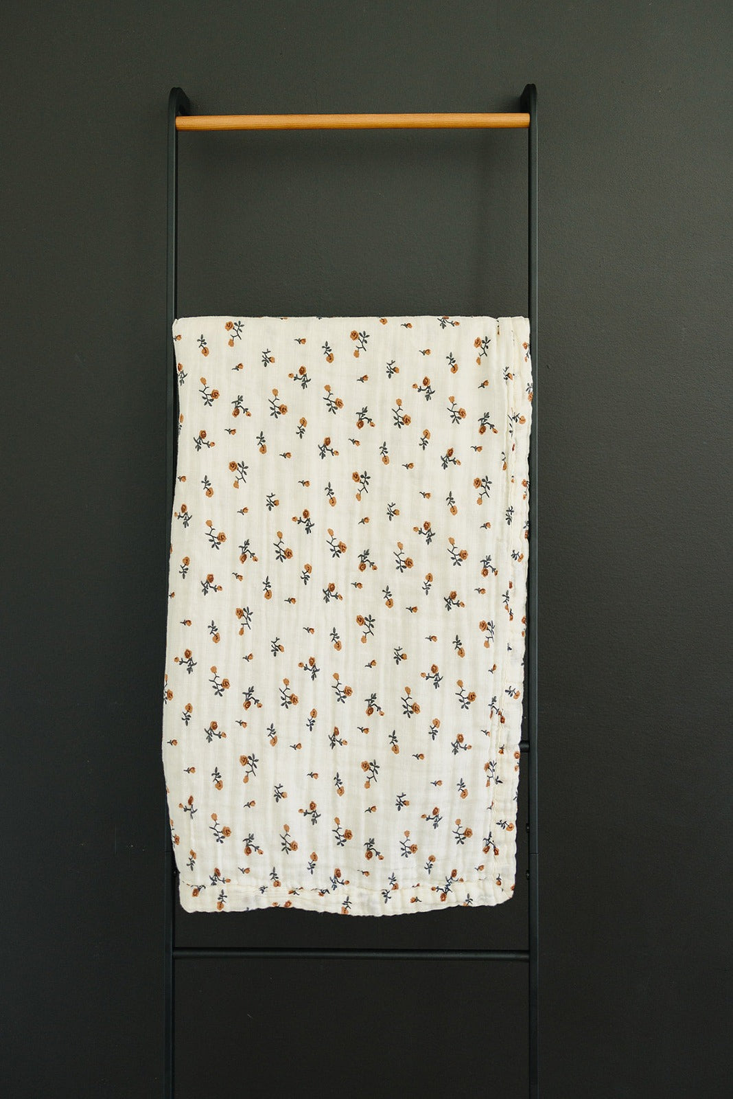 Mebie Baby Cream Floral Muslin Quilt