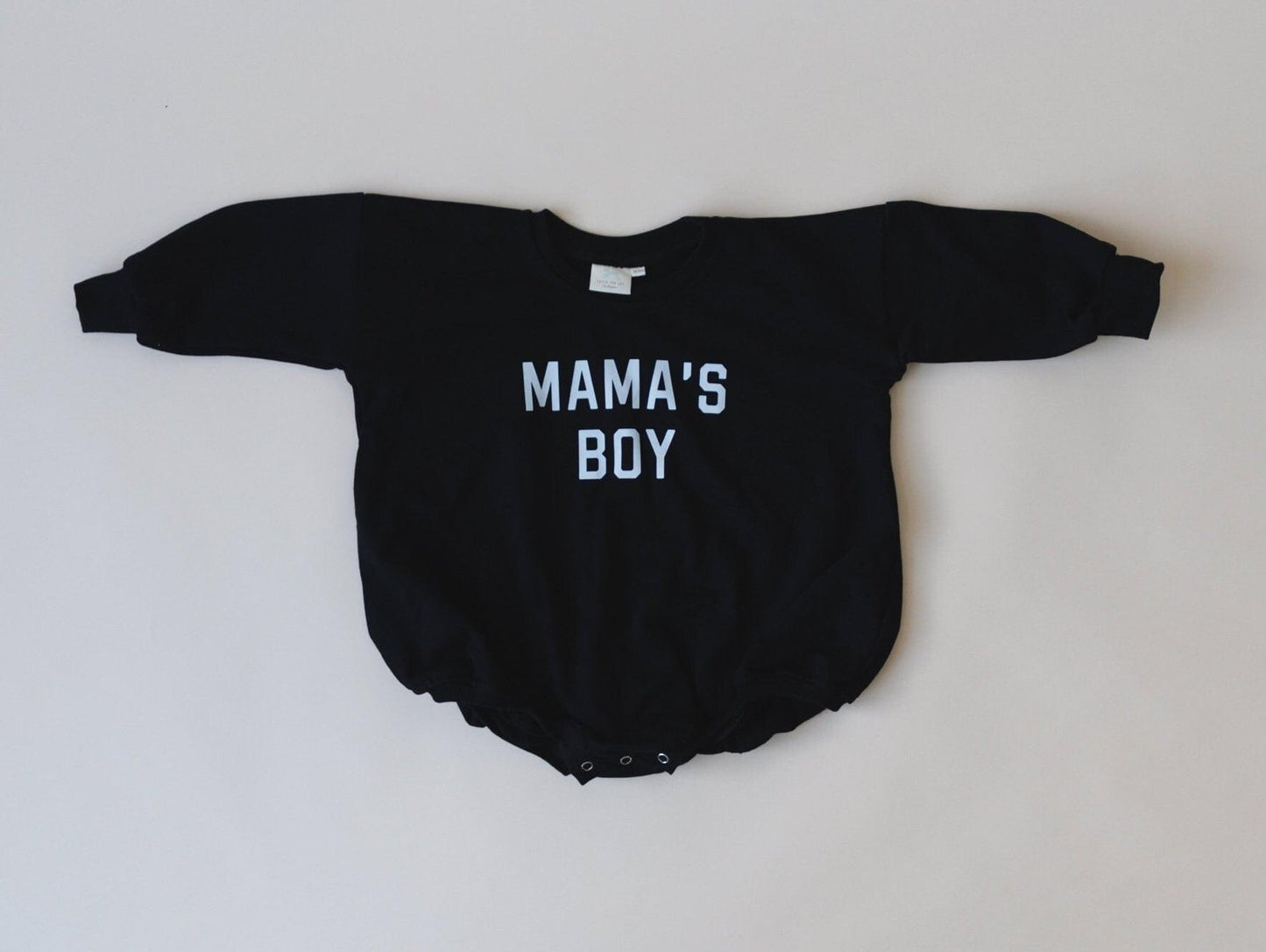 Little Joy Co. Mama's Boy Sweatshirt Romper - more colors